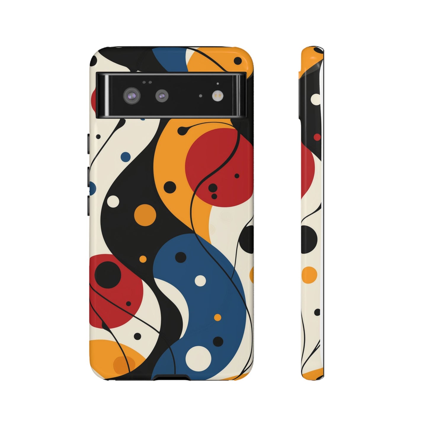 Bauhaus Style Terrazzo Phone Case – iPhone, Google Pixel, Samsung