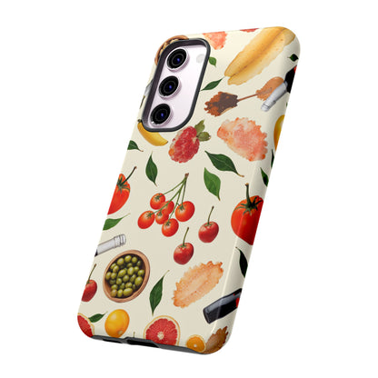 Fresh Fruits & Veggies Pattern Phone Case
