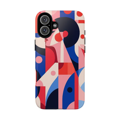 Modern Muse – Bold Abstract Portrait Phone Case for iPhone, Samsung & Pixel