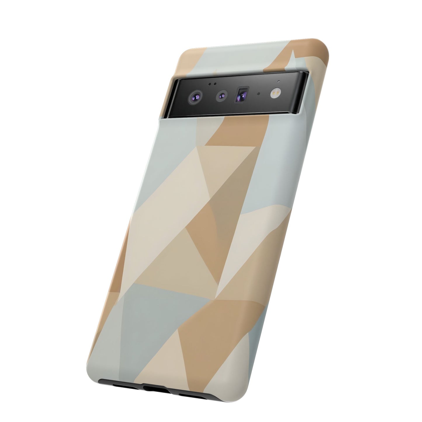 Neutral Geometrical Triangular Abstract Pattern