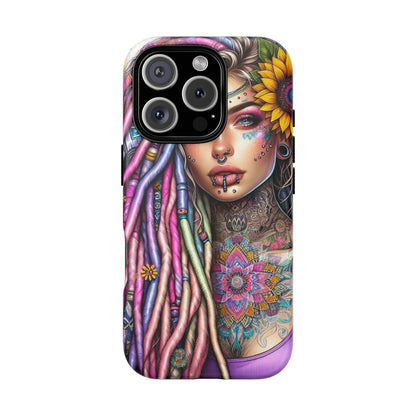 Boho Mandala Goddess – Ethereal Tattoo Art Mobile Cover