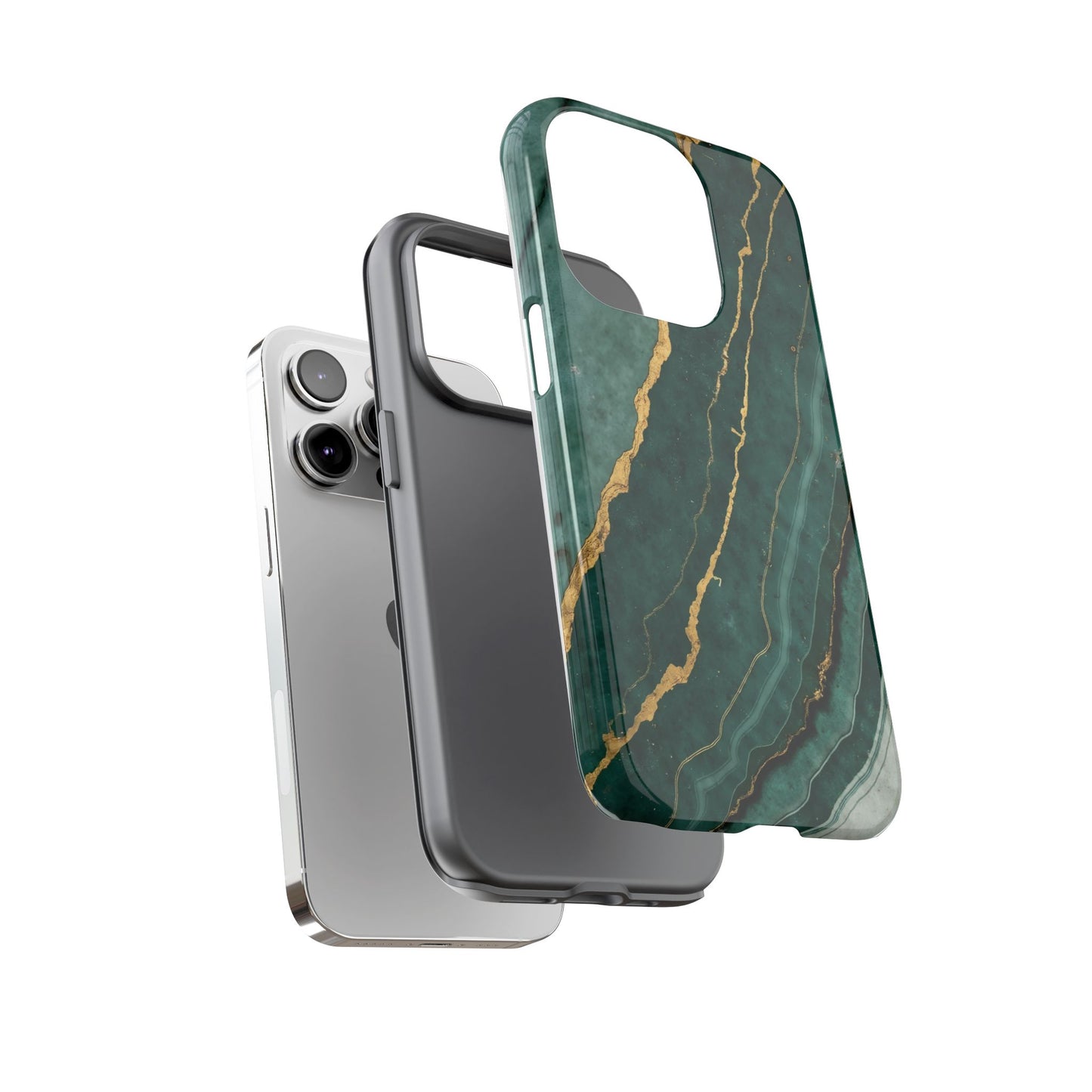 Jade Green Marble Case Design