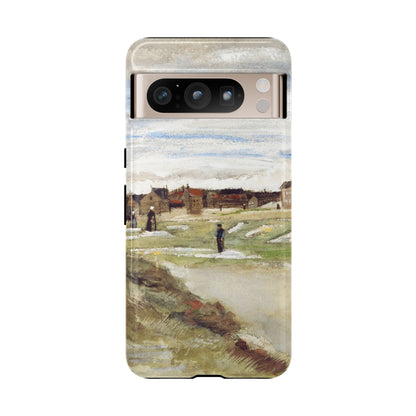 Van Gogh Village Painting Phone Case - iPhone, Samsung, Pixel - Art Print Cover, Gift for Art Lovers