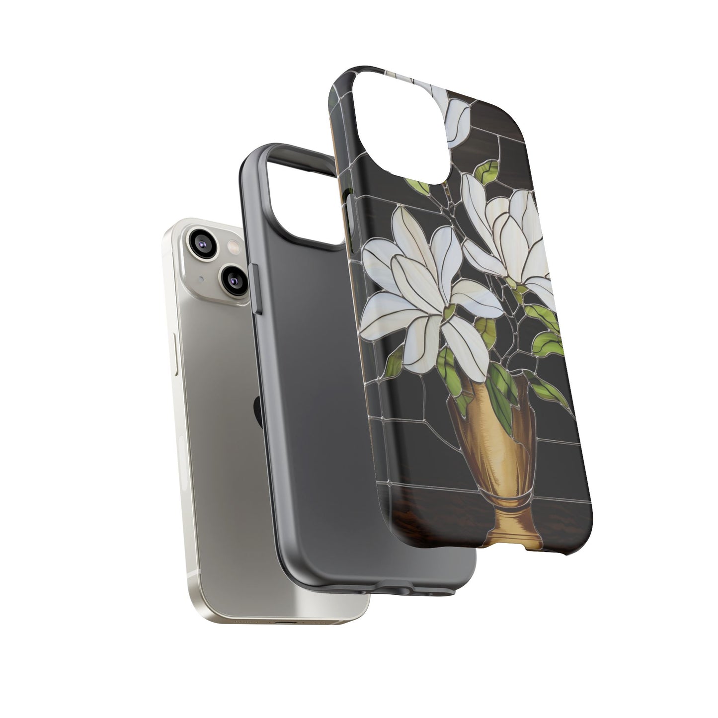 Stained Glass Floral Phone Case