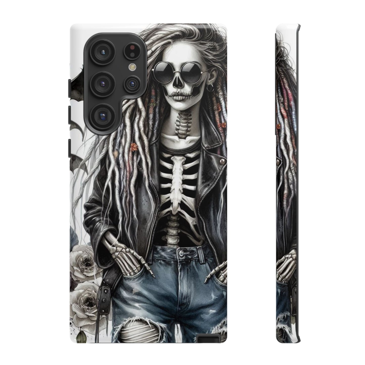 Skull Queen – Gothic Skeleton & Dark Grunge Mobile Cover