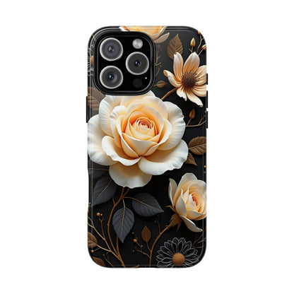 Elegant 3D Floral Design, Botanical Phone Case design for Iphone.