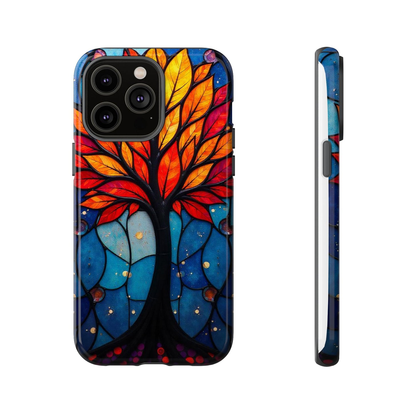 Stained Glass Tree: A Burst of Vibrant Elegance
