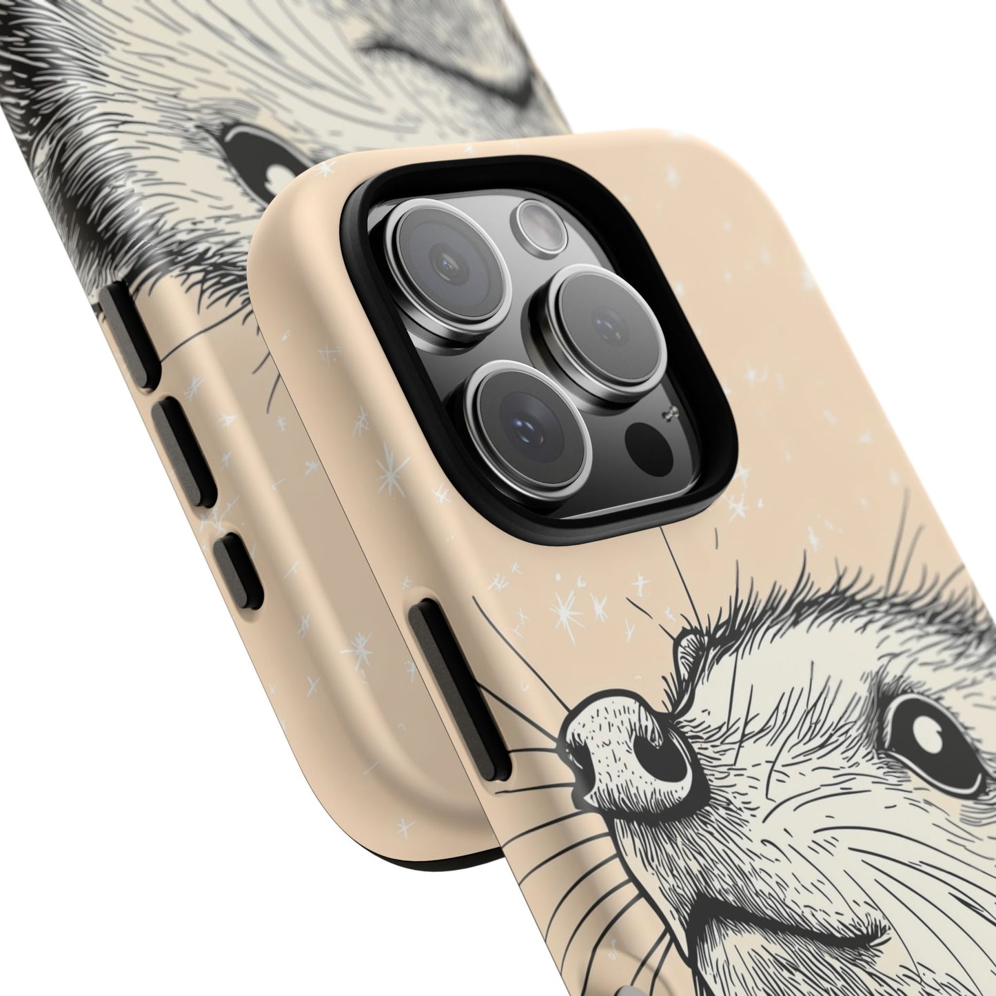 Starlit Wonder: Curious Critter in the Cosmos Phone Case for iPhone, Samsung & Pixel