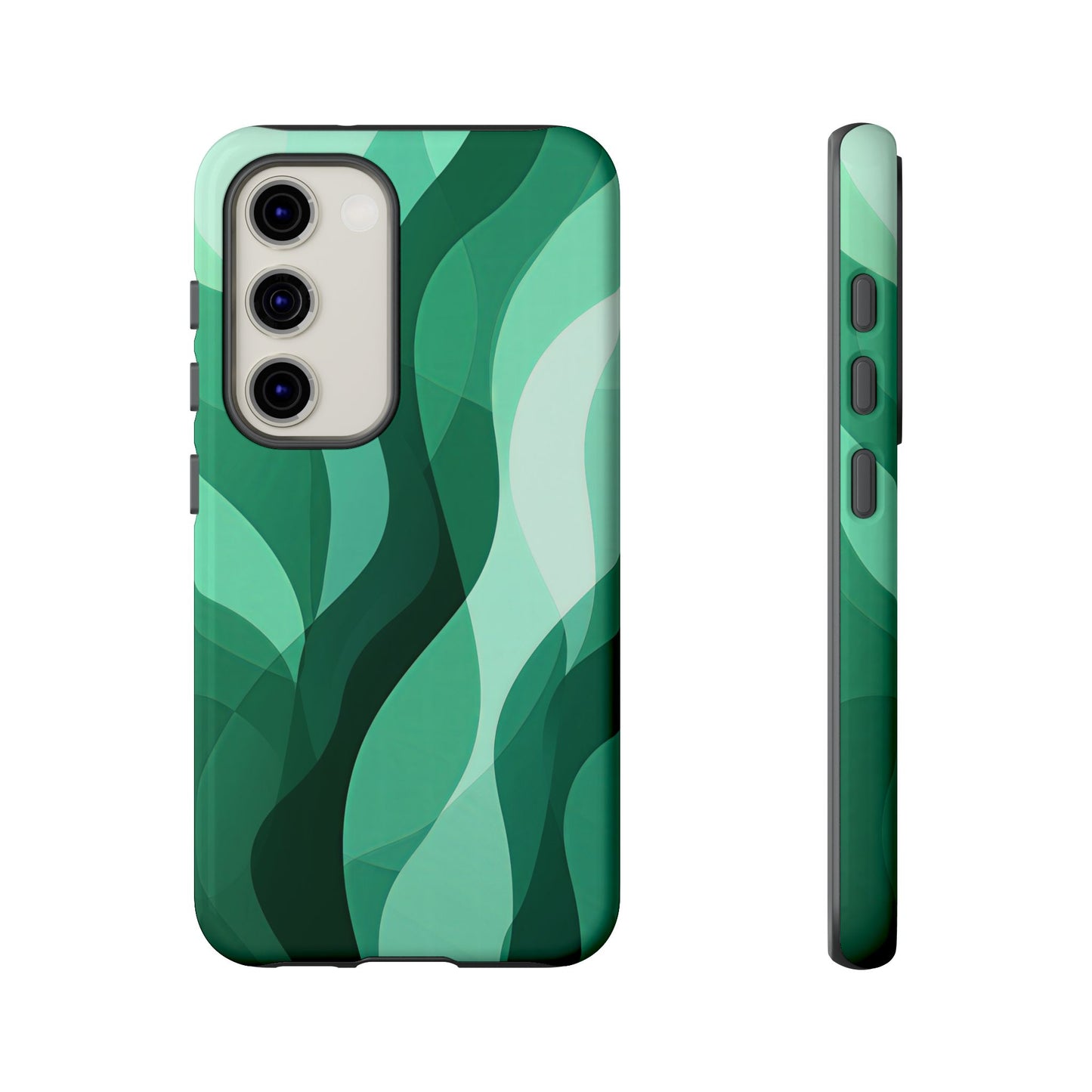 Verdant Flow – Abstract Nature-Inspired Phone Case for iPhone, Samsung & Pixel
