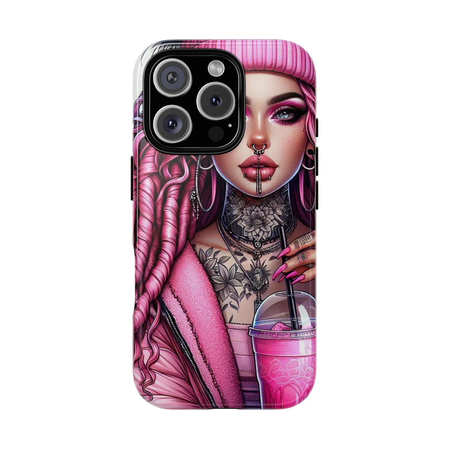 Pink Rebellion – Edgy Street Style & Tattooed Chic Mobile Cover