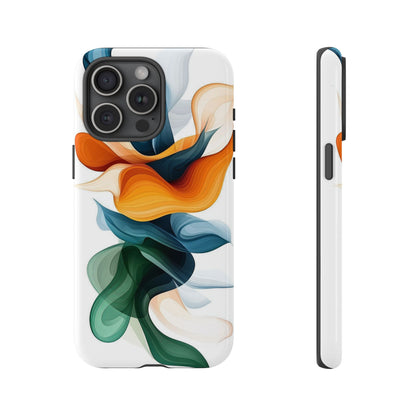 Verdant Flow – Modern Abstract Phone Case for iPhone, Samsung & Pixel