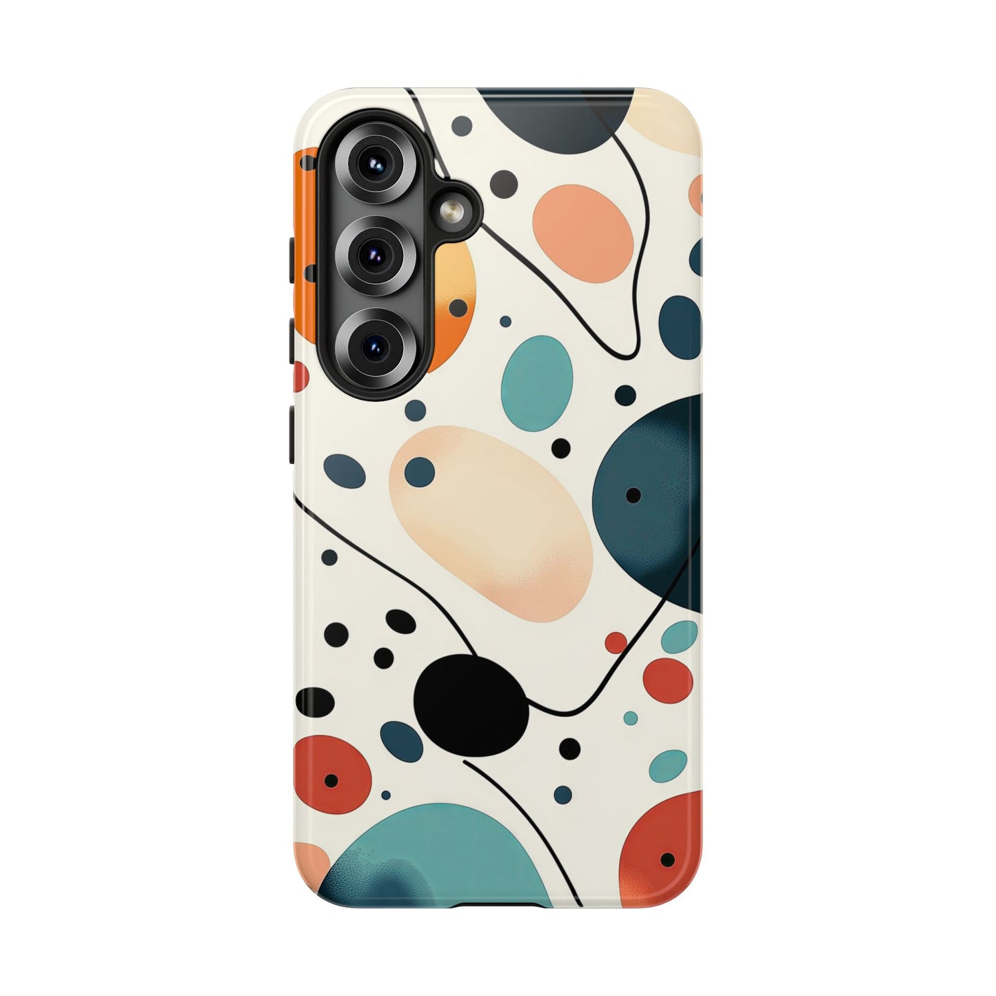 Retro Pop Pebbles – Abstract Vibe Phone Case for iPhone, Samsung & Pixel