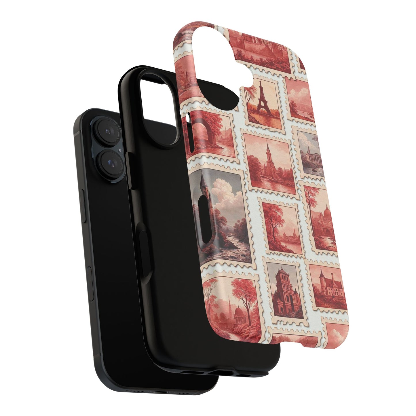 Vintage Postcard Stamps Phone Case