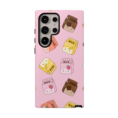 Kawaii Milk Carton Phone Case for iPhone, Google Pixel, Samsung