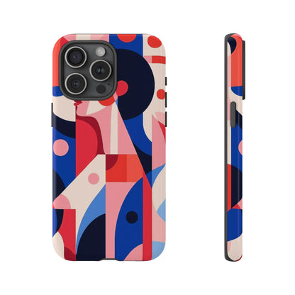 Modern Muse – Bold Abstract Portrait Phone Case for iPhone, Samsung & Pixel