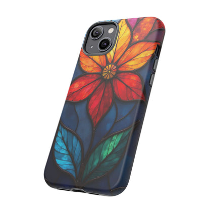 Radiant Blossom: Red and Orange Floral Elegance