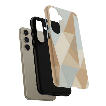 Neutral Geometrical Triangular Abstract Pattern
