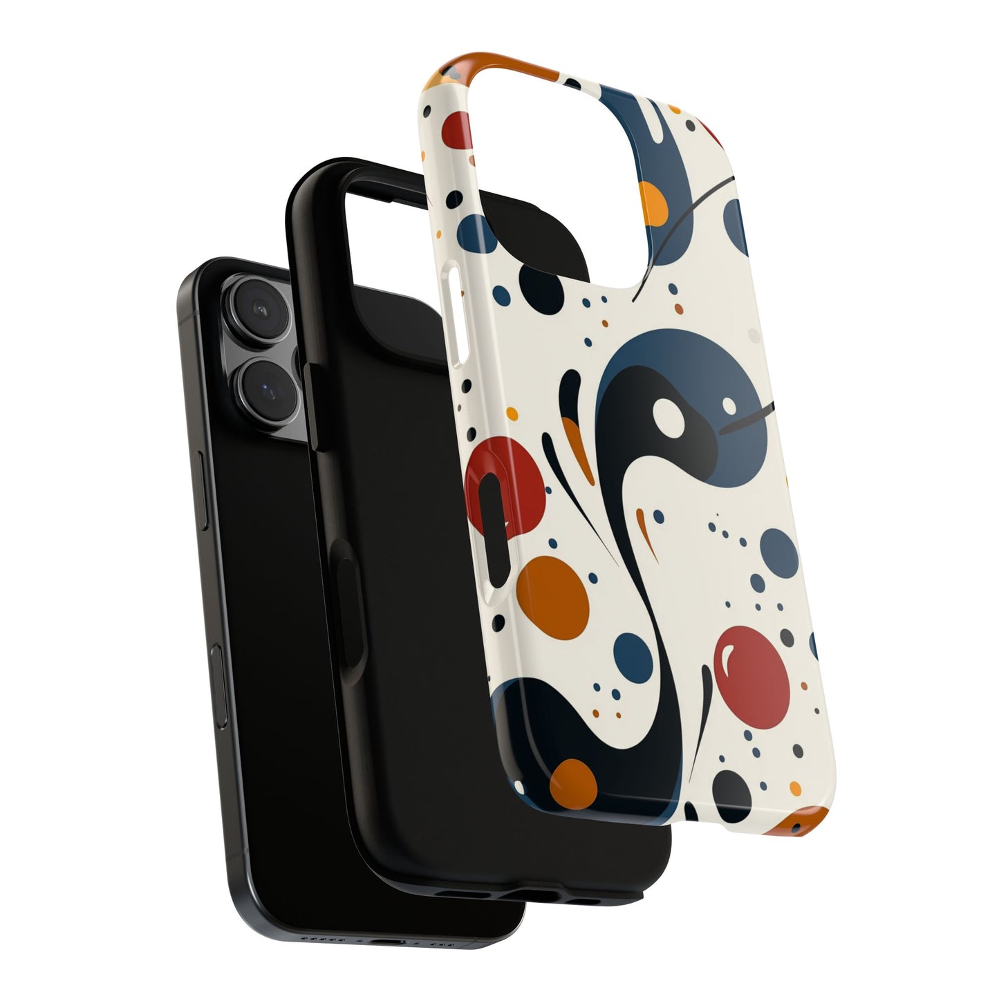Retro Pop Dots Case – Abstract Minimal Vibes for iPhone, Google Pixel & Samsung