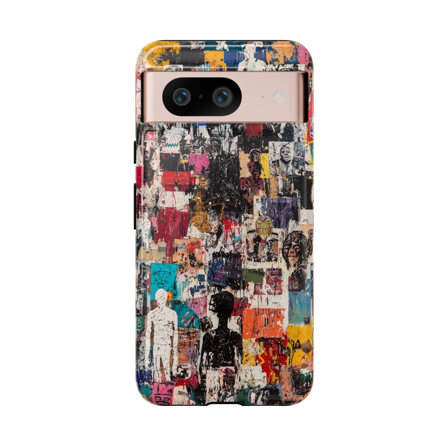 Graffiti Phone Case – Basquiat Street Art Design - iPhone, Samsung & Google Pixel Cover - Artistic Painting Case,  Art Lover Gift