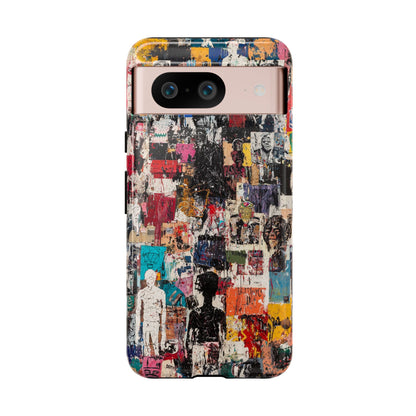 Graffiti Phone Case – Basquiat Street Art Design - iPhone, Samsung & Google Pixel Cover - Artistic Painting Case,  Art Lover Gift