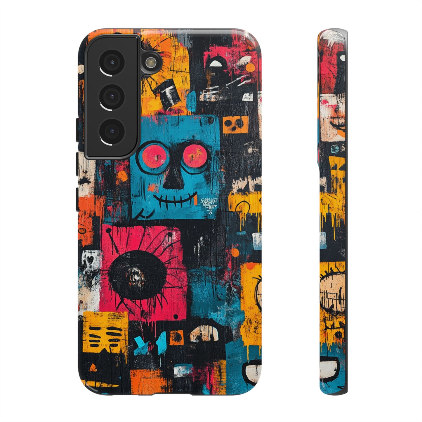 Jean-Michel Basquiat Art Phone Case – Modern Aesthetic Cover - iPhone, Samsung & Google Pixel Cover - Artistic Painting Case,  Art Lover Gift