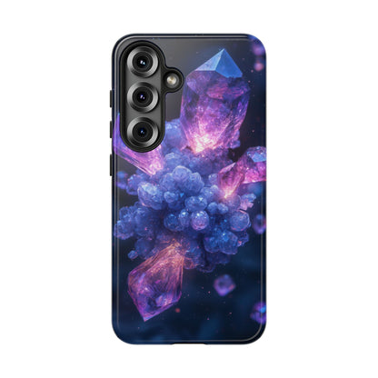 Cosmic Amethyst Crystal Phone Case for iPhone, Samsung & Google Pixel