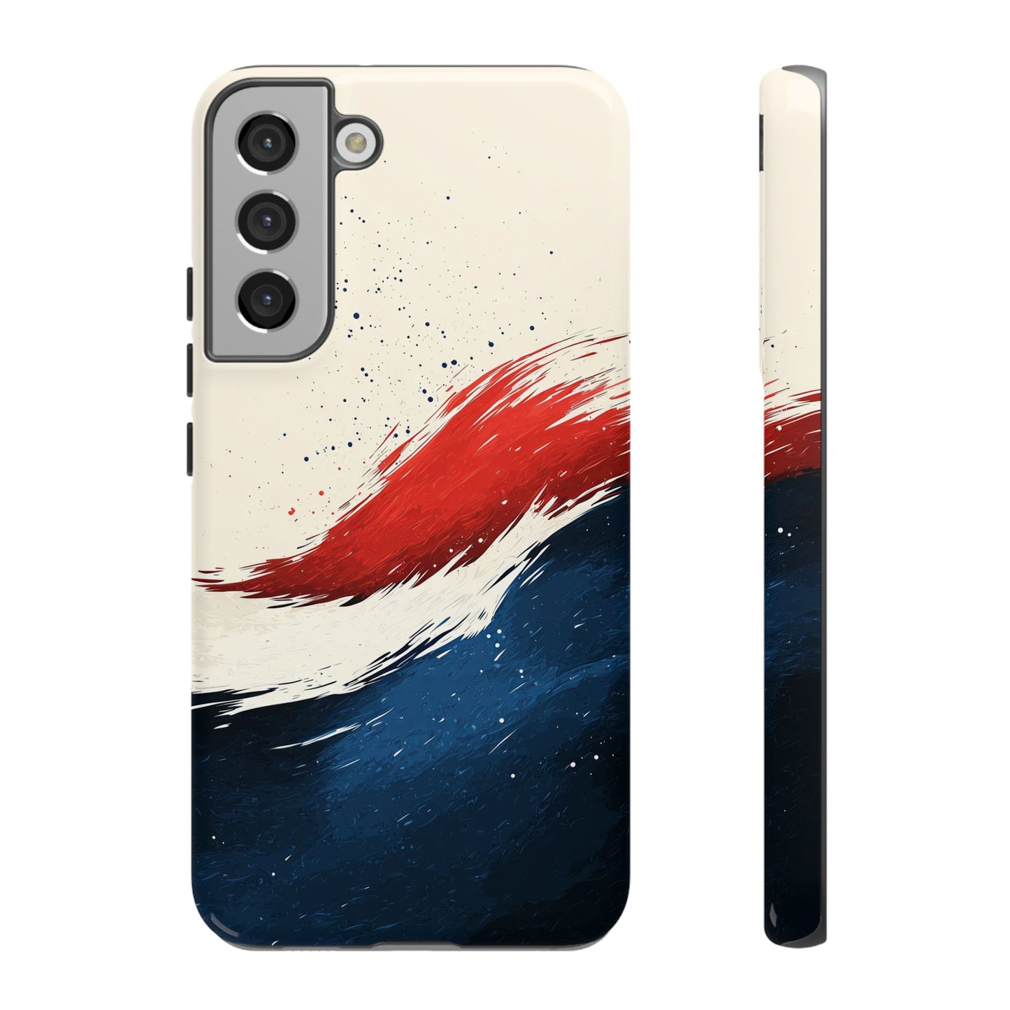 Crimson Tide – Artistic Brushstroke Abstract Case for iPhone, Google Pixel, Samsung