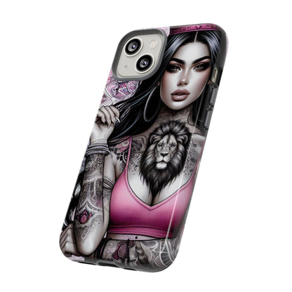 Queen of the Jungle – Regal Tattooed Goddess Mobile Cover