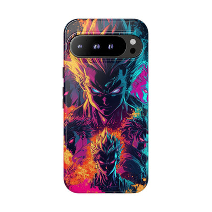 Multiverse Saiyan Rebellion | Comic-Style Anime Warriors Explosion Phone Case for iPhone, Samsung & Pixel