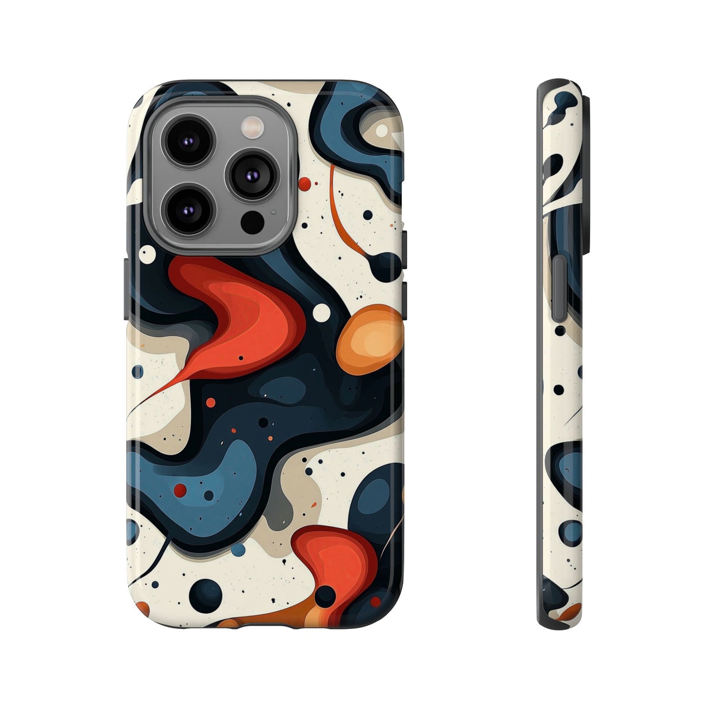 Molten Drift – Abstract Art Phone Case for iPhone, Samsung & Pixel