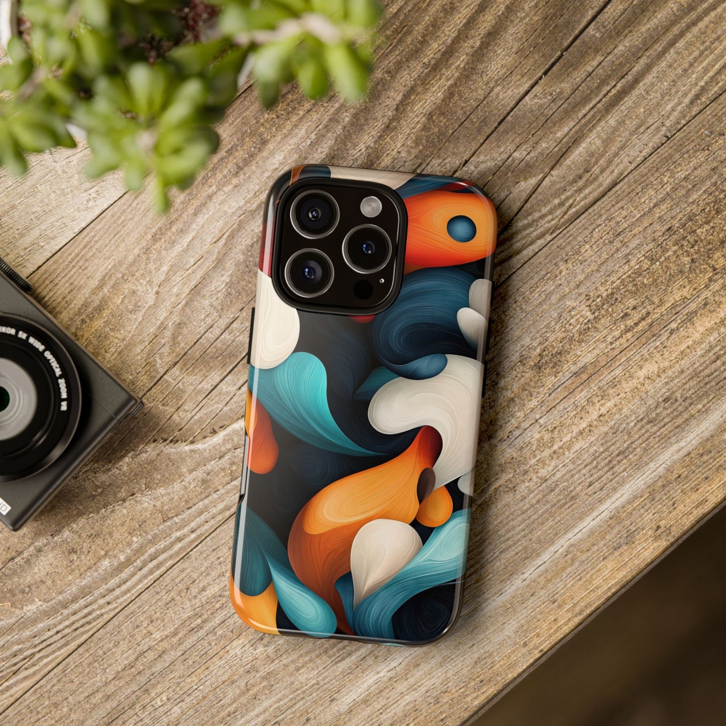 Swirl Spectrum – Vibrant Abstract Phone Case for iPhone, Samsung & Pixel