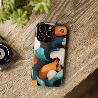 Swirl Spectrum – Vibrant Abstract Phone Case for iPhone, Samsung & Pixel