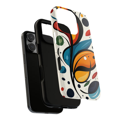 Vibrance Bloom – Bold Abstract Burst Phone Case for iPhone, Google Pixel, Samsung