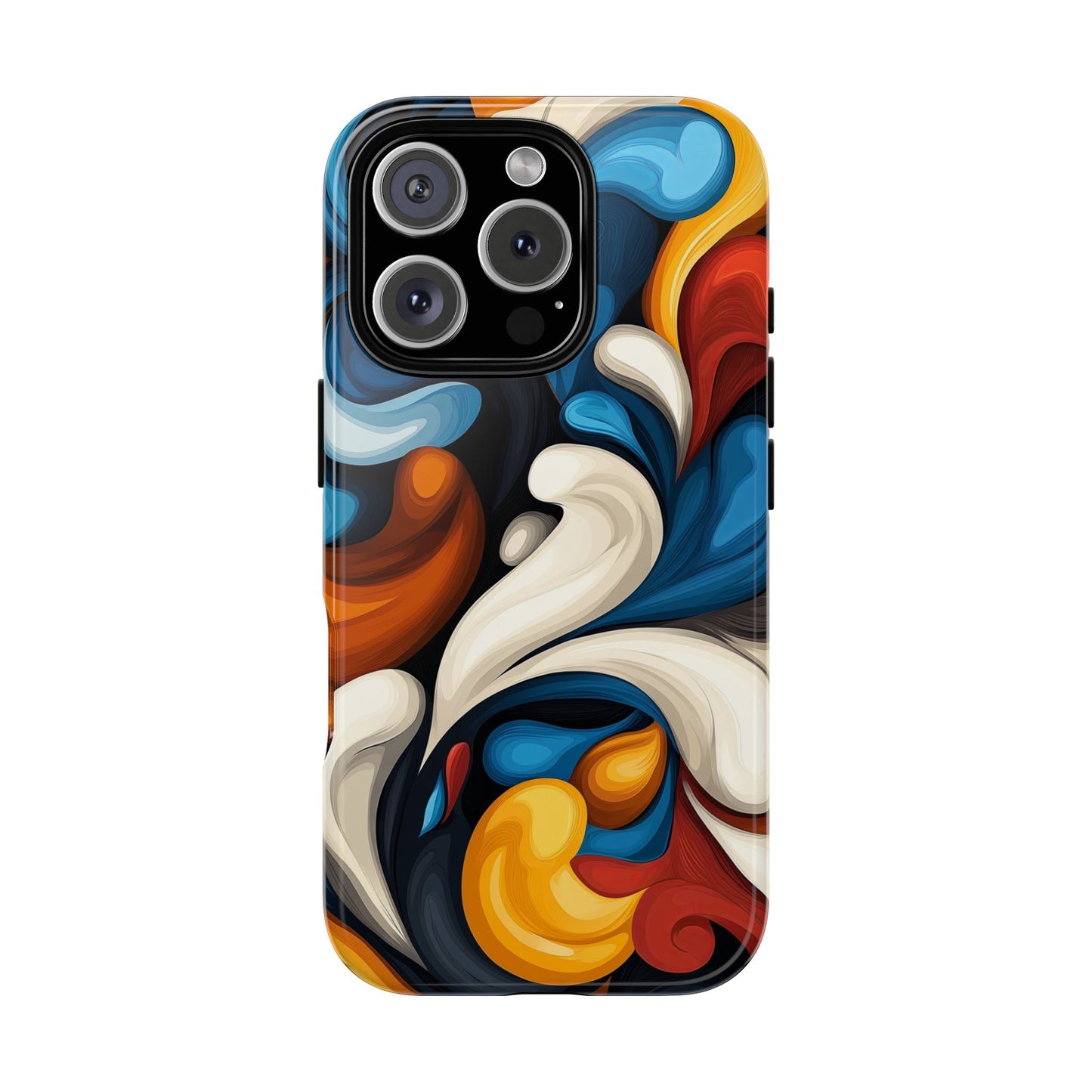 ColorSurge – Bold Fluid Abstract  Phone Case for iPhone, Samsung & Pixel