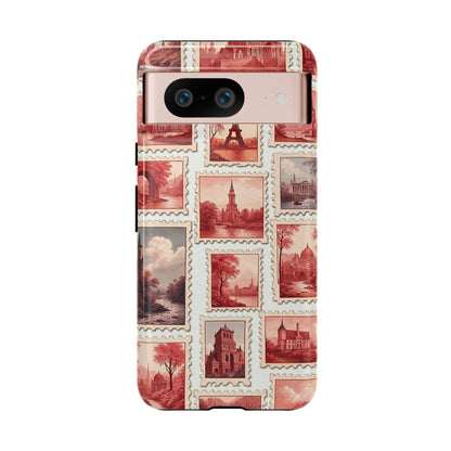 Vintage Postcard Stamps Phone Case
