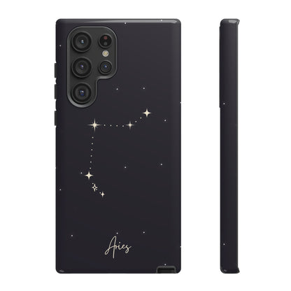 Aries Zodiac Starry Phone Case – Cosmic Style for iPhone, Samsung & Google Pixel