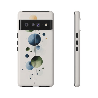 Orbit Bloom – Abstract Bubble Art Phone Case for iPhone, Samsung & Pixel