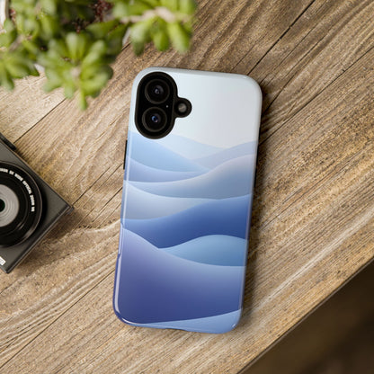 Intricate Abstract Wavy Landscape phone case