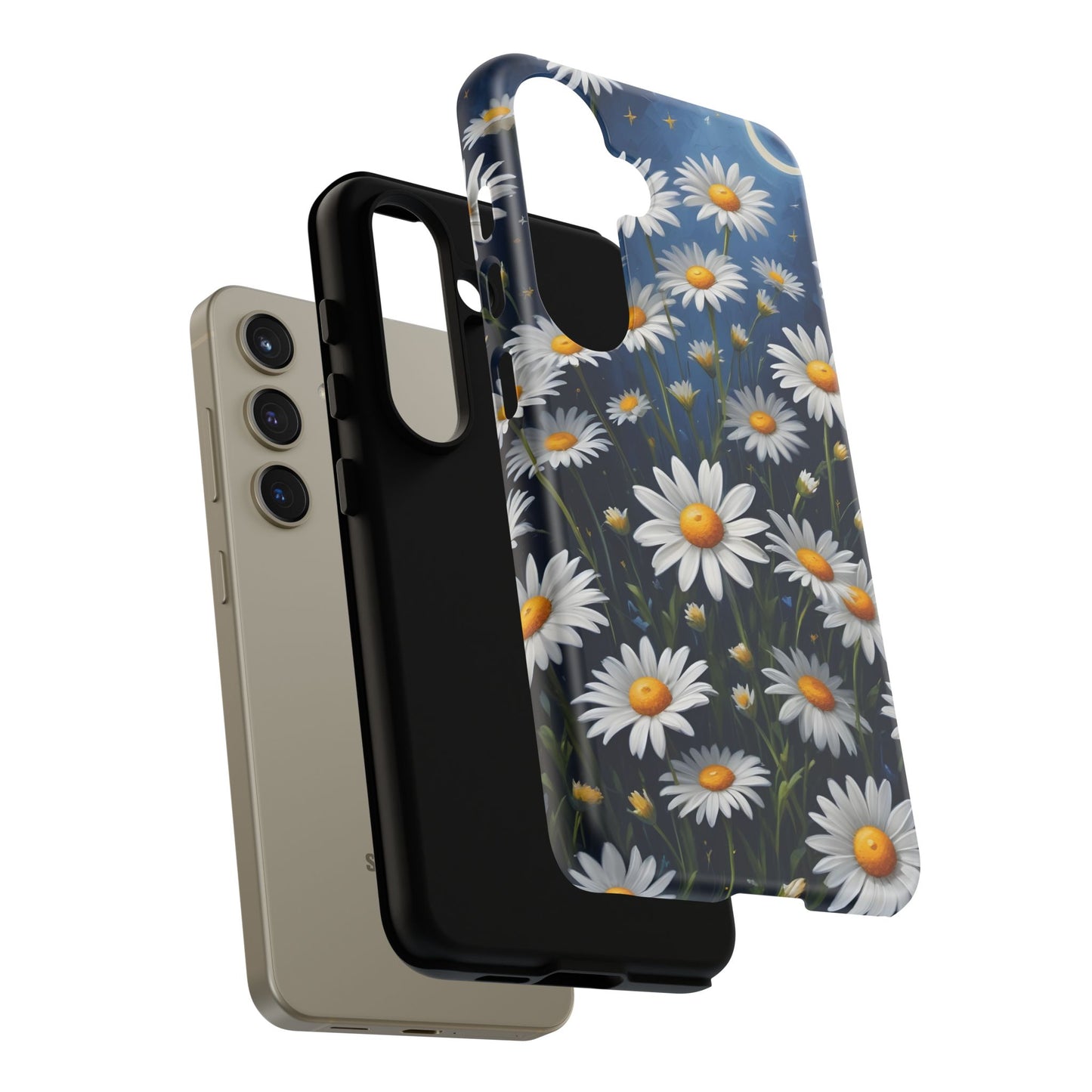 Witchy Daisy Flowers Phone Case Vintage Botanical Cover