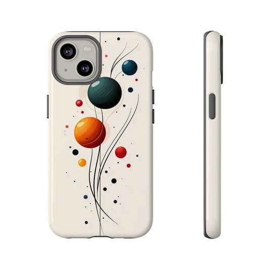 Modern Orbit Abstract Phone Case – Minimal Planet-Inspired Design for iPhone, Samsung & Pixel