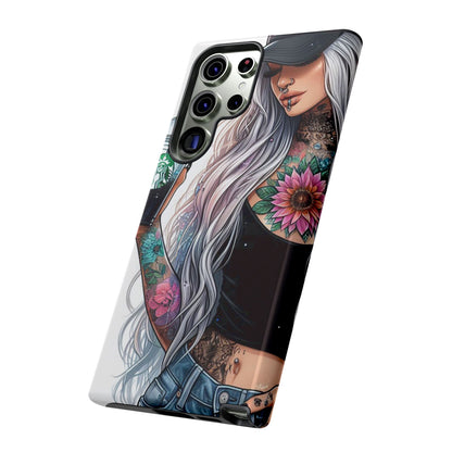 Tattooed Coffee Queen – Edgy Urban Aesthetic Mobile Cover