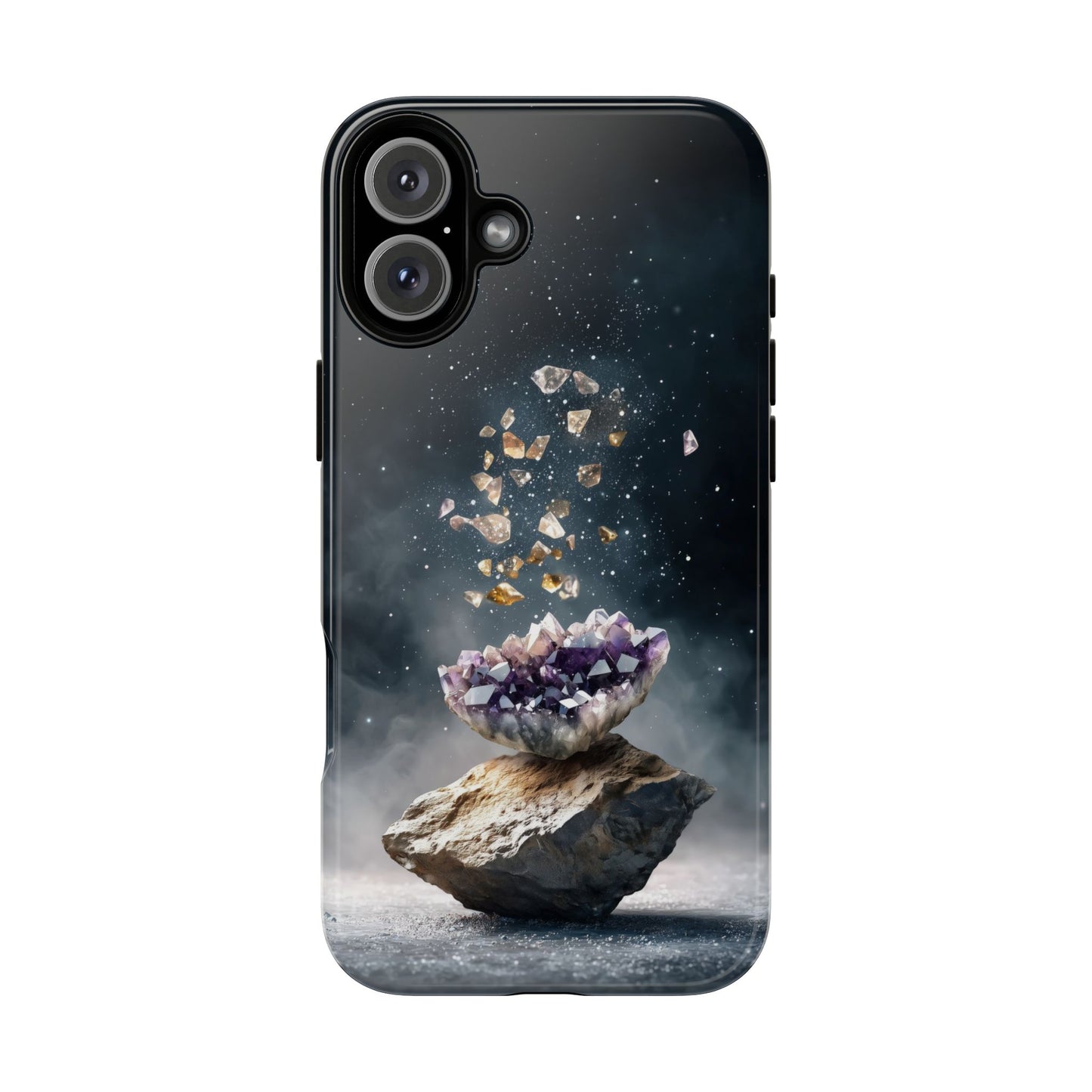 Mystic Amethyst Stones Phone Case for iPhone, Samsung & Google Pixel