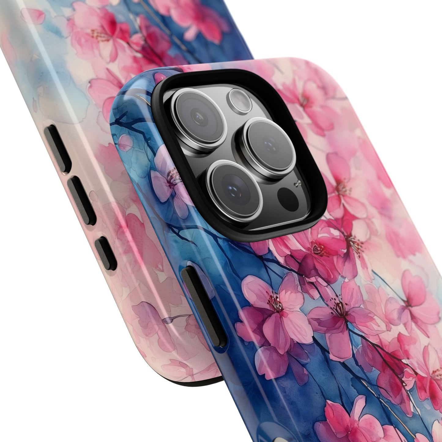 Pastel Petal Rain Watercolor Phone Case for iPhone, google Pixel & Samsung