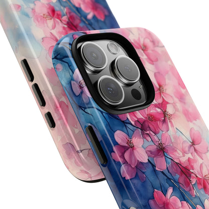 Pastel Petal Rain Watercolor Phone Case for iPhone, google Pixel & Samsung