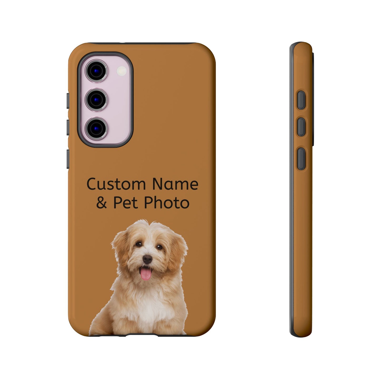 Personalized Custom Pet Phone Case – Add Your Name, Pet Photo or Any Text– Unique Gift for iPhone, Samsung  & Google Pixel – Protective & Stylish Cover"