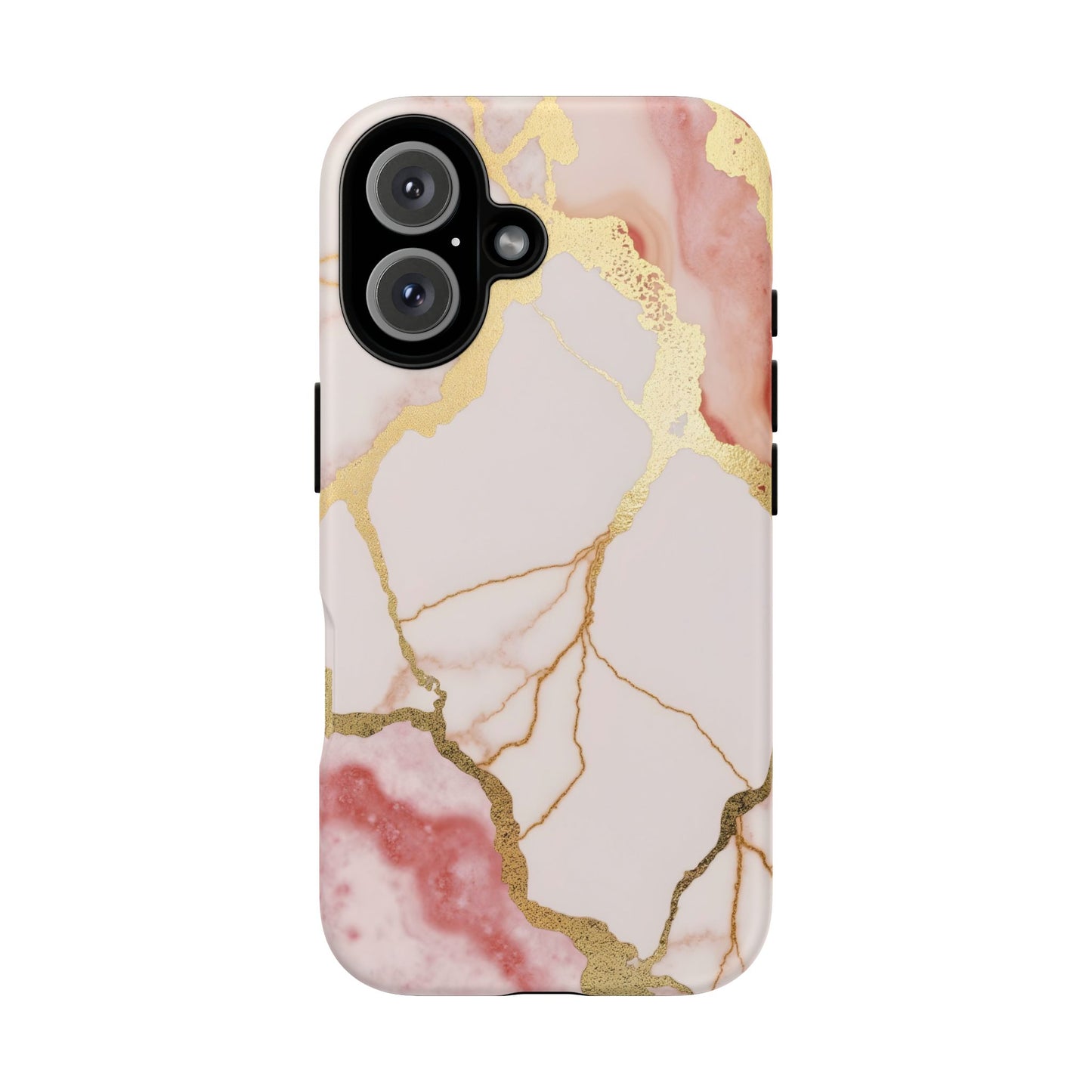 Beautiful Pink Minimal Marble Case Design