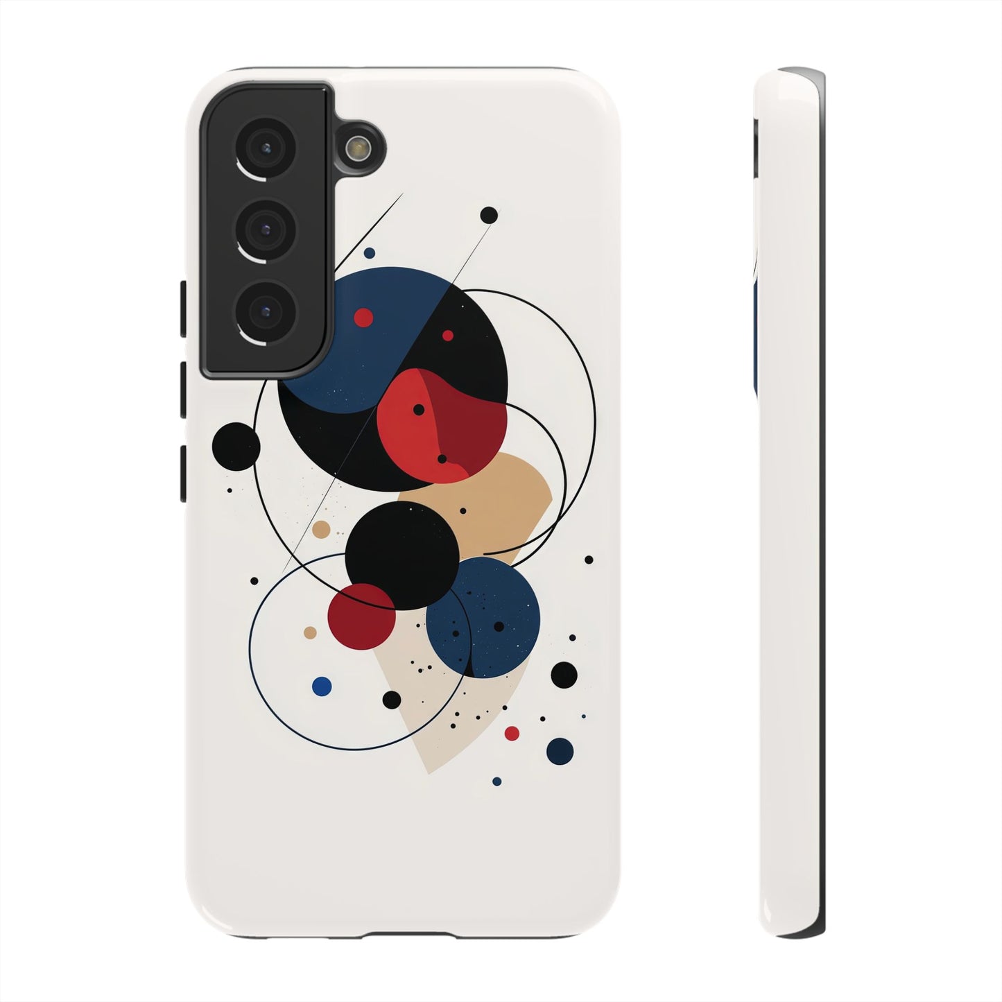 Celestial Flow – Abstract Minimal Art Phone Case for iPhone, Samsung & Pixel