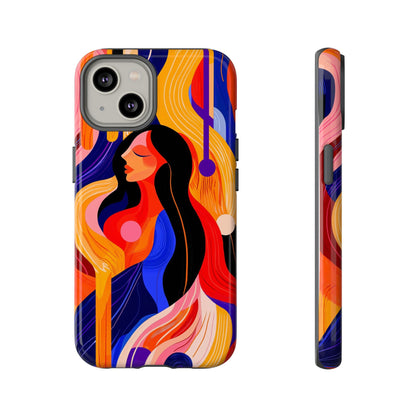 Muse in Motion – Abstract Goddess Phone Case for iPhone, Samsung & Pixel