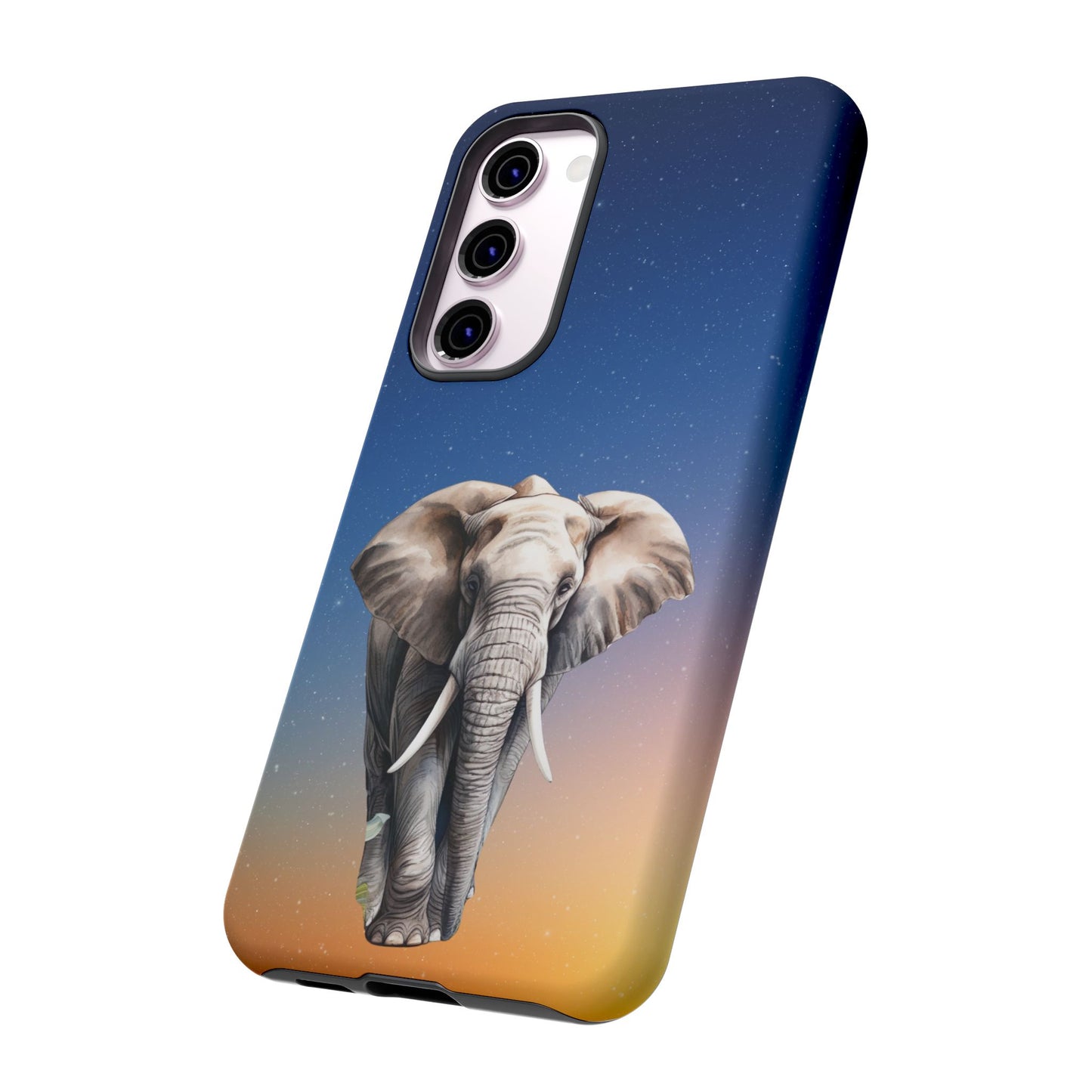 Celestial Elephant Mobile Cover – Dreamy Night Sky Aesthetic