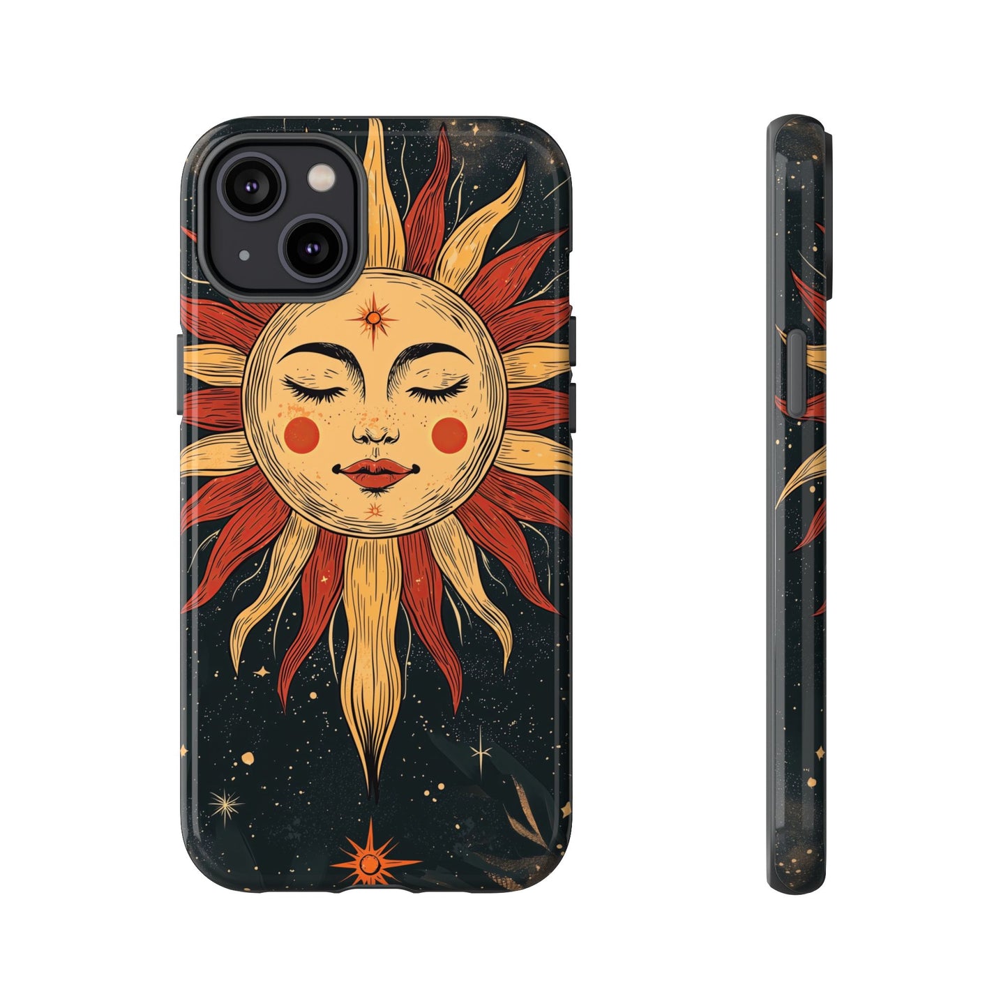 Boho Cosmic Sun Phone Case for iPhone, Pixel & Samsung